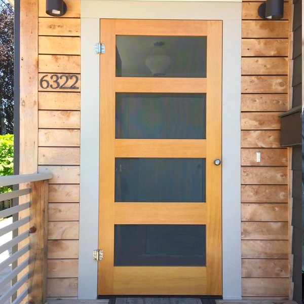 custom screen door